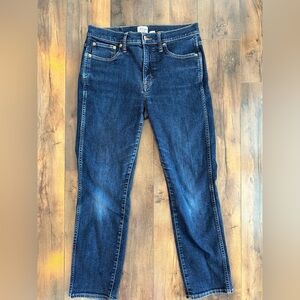 J.Crew Vintage Straight Jeans Mid Rise Dark Wash Size 28 | Wardrobe Staple